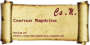 Csernus Magdolna névjegykártya